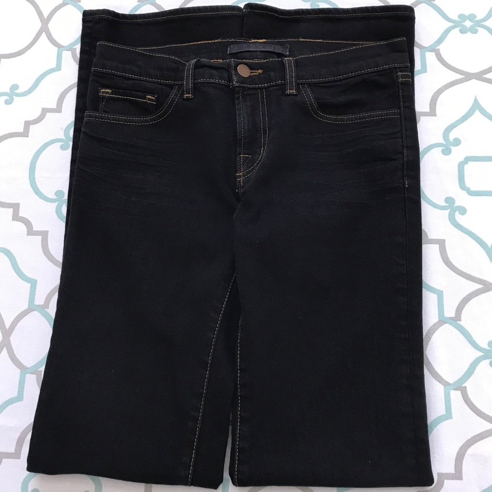 33.25” LONG🖤👖ALTERED! J BRAND BOOT👖🖤26 1/2 - Picture 6 of 8